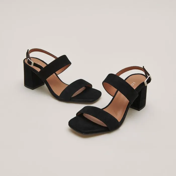 Women Heeled Sandals Black JONAK Sandals