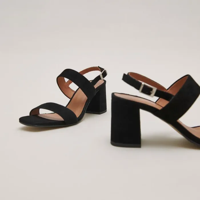 Women Heeled Sandals Black JONAK Sandals