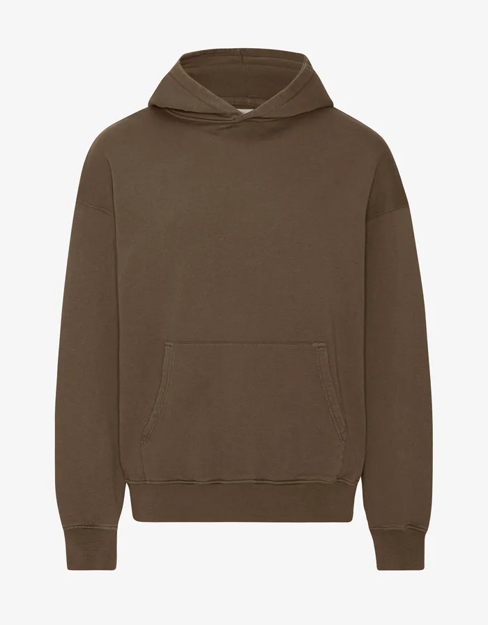 Women Hoodies Colorfulstandard Organic Oversized Hood 8211 Cedar Brown