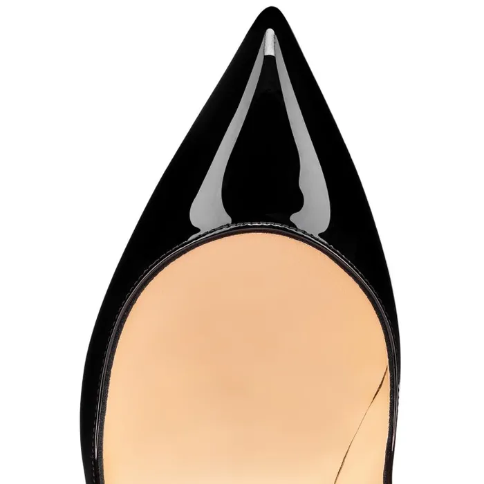 Women Hot Chick 100 Mm Pumps 8211 Patent Calf Leather 8211 Black Christian Louboutin Pumps