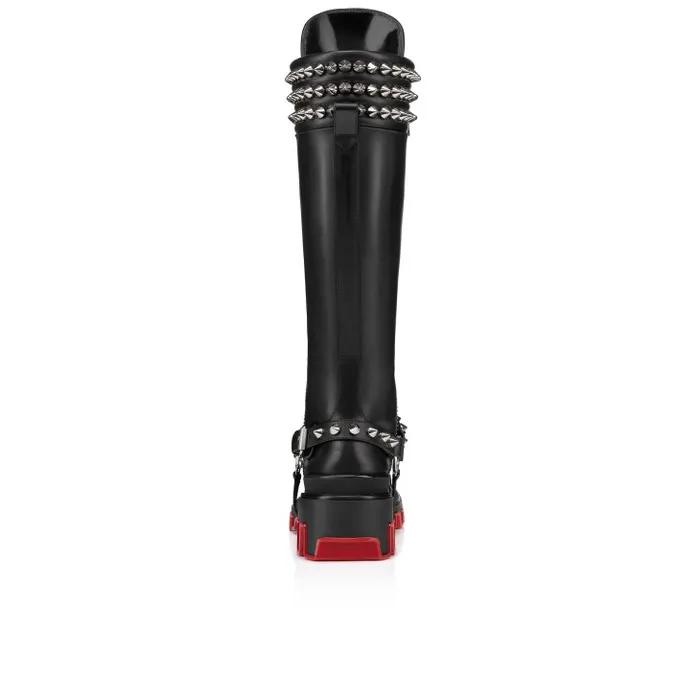 Women Janetta Botta Boots 8211 Calf Leather 8211 Black Christian Louboutin Boots