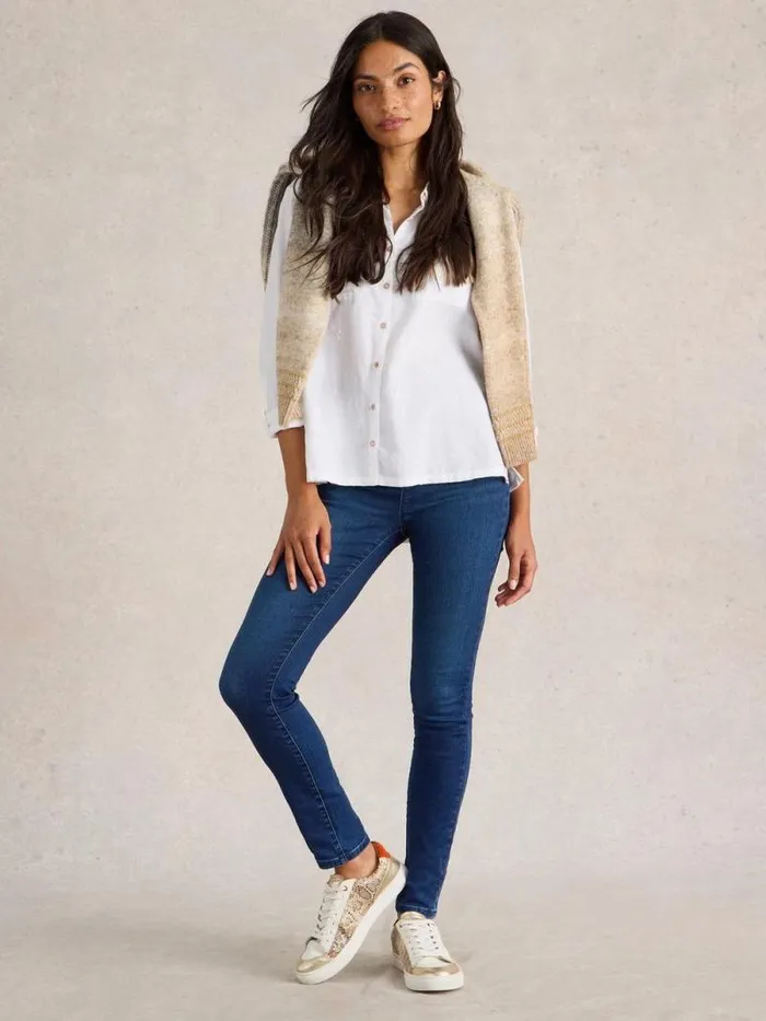 Women Janey Jegging Mid Denim White Stuff Jeans
