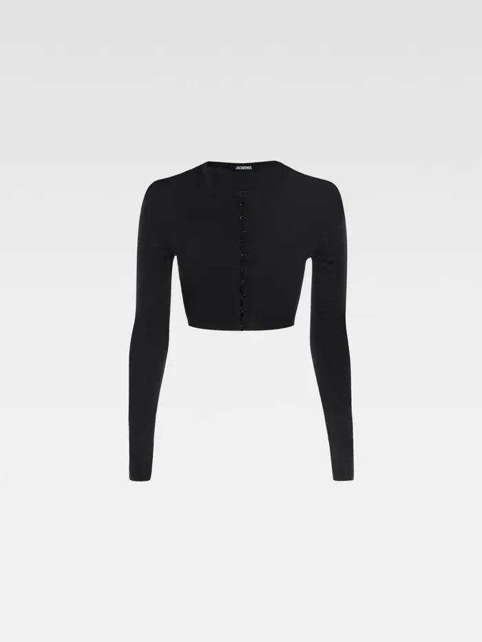 Women Knits JACQUEMUS The Spiaggia Cardigan Black