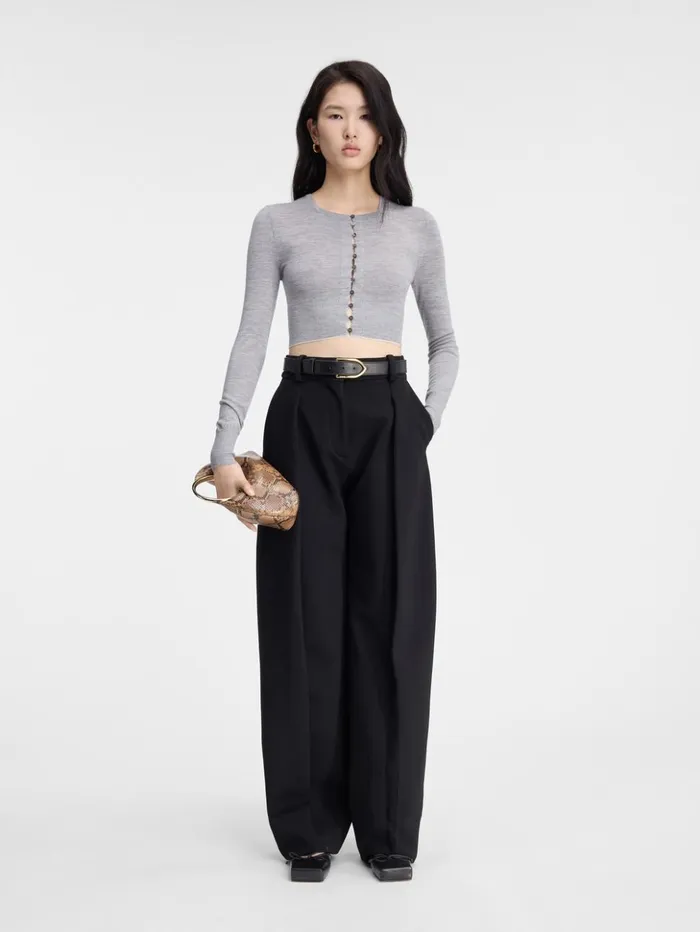 Women Knits JACQUEMUS The Spiaggia Cardigan Grey