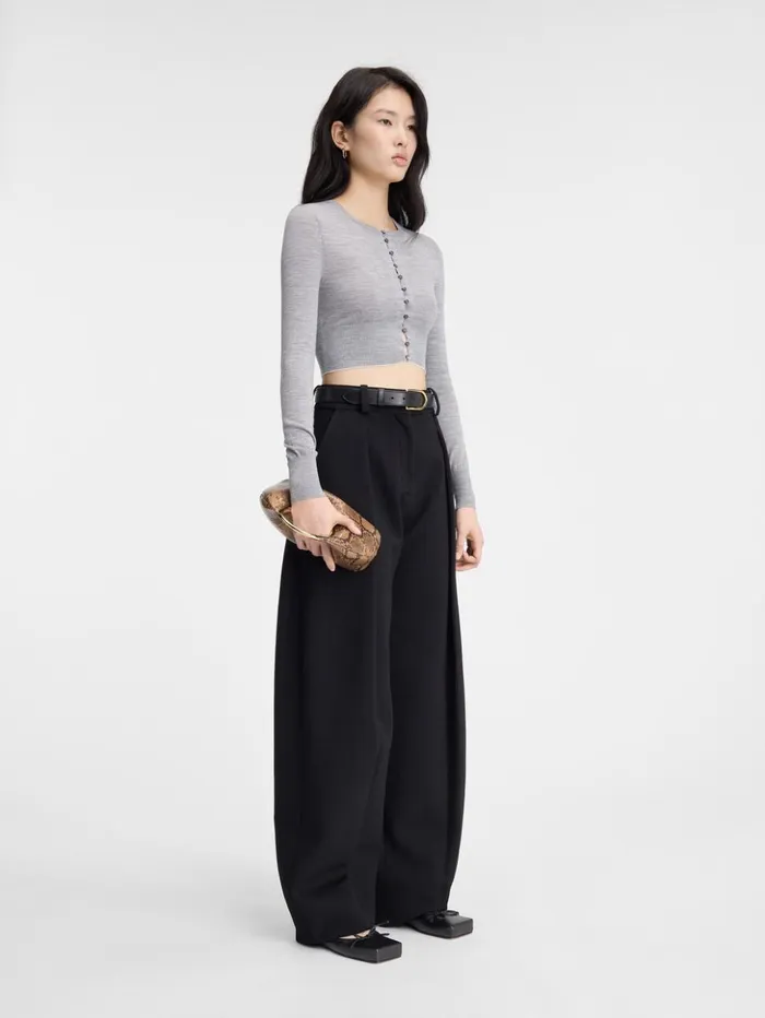 Women Knits JACQUEMUS The Spiaggia Cardigan Grey