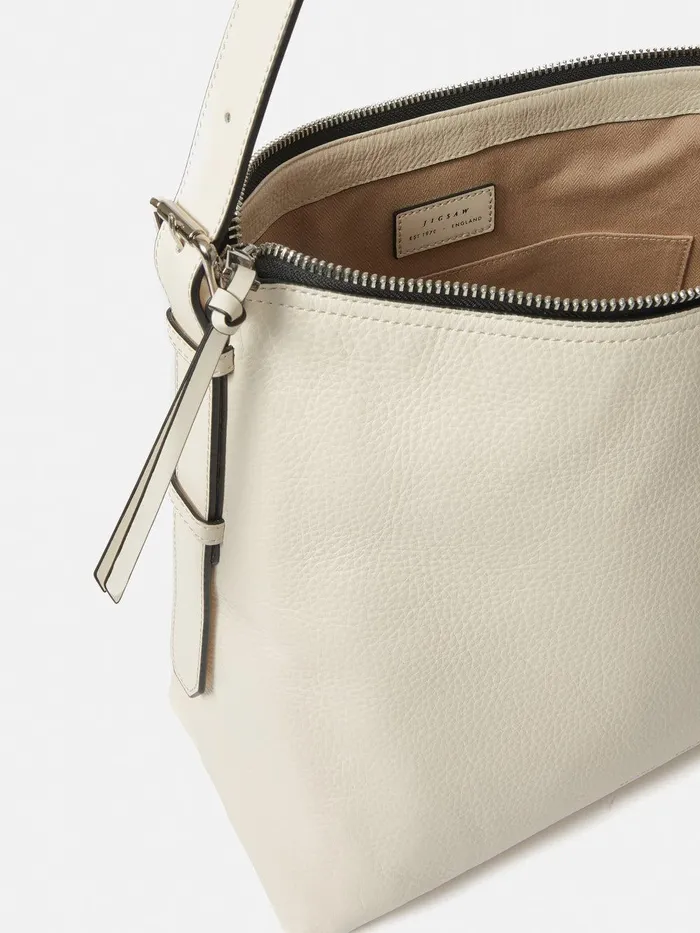 Women Large Trafalgar Shoulder Bag White Jigsaw Bags