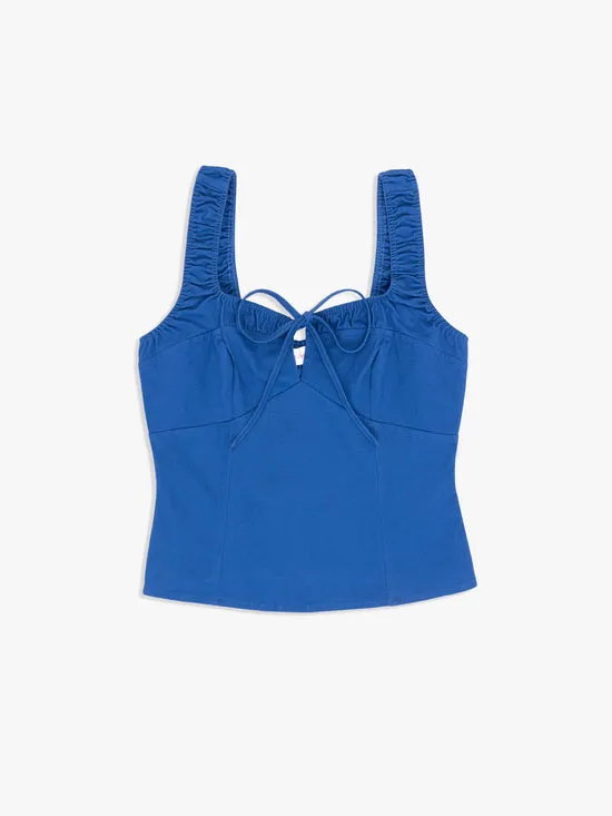 Women Lisa Says Gah Kira Top Blue Tops