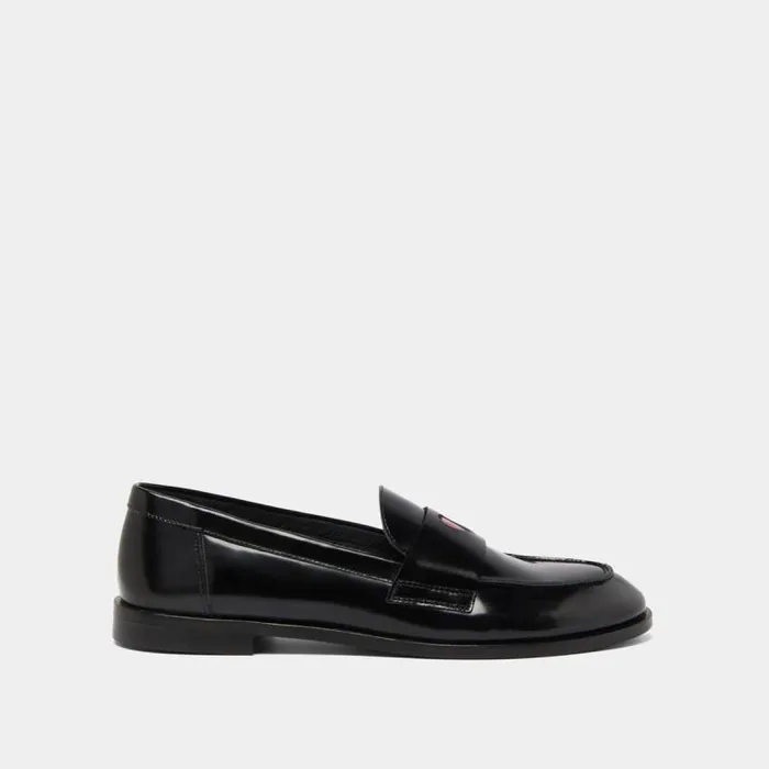 Women Loafers Roundtipped Black JONAK Loafers