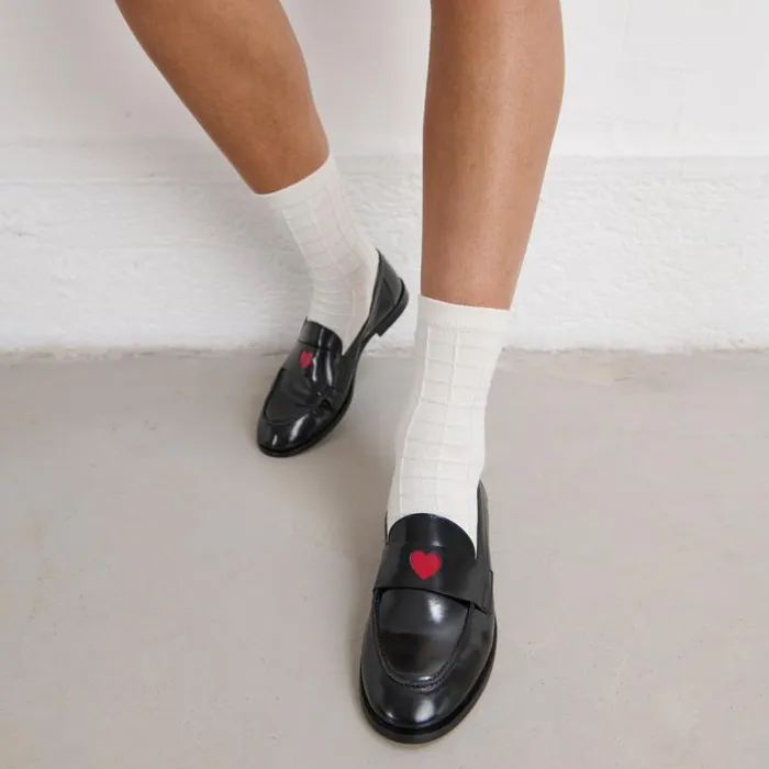 Women Loafers Roundtipped Black JONAK Loafers