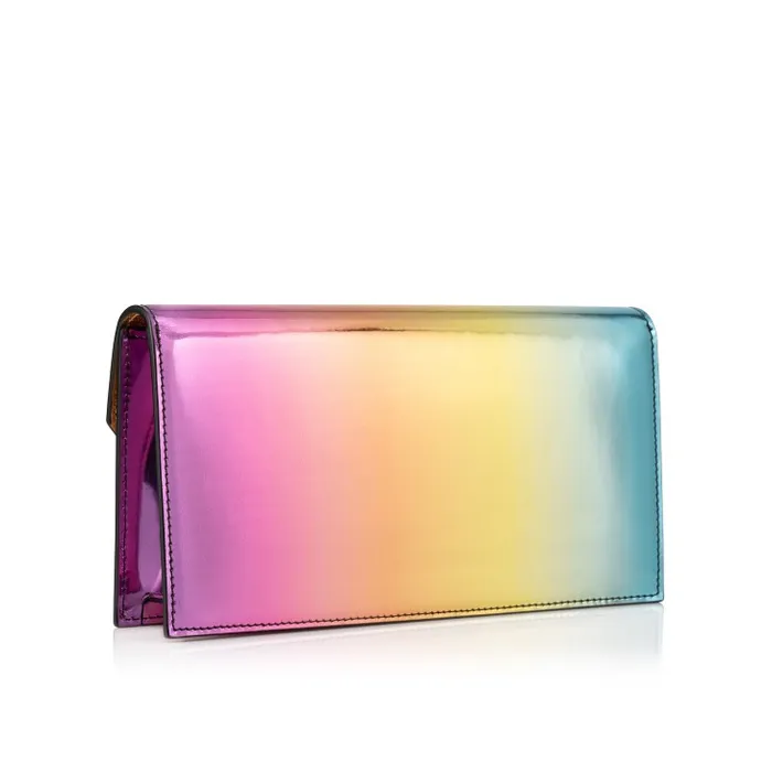 Women Loubi54 Clutch 8211 Boreal Specchio Leather 8211 Multicolor Christian Louboutin Shoulder Bags