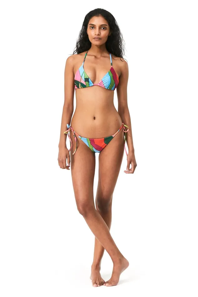 Women Mara Hoffman Bikini Tops Rae Bikini Top Print