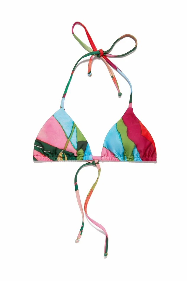 Women Mara Hoffman Bikini Tops Rae Bikini Top Print Women Mara Hoffman Bikini Tops Rae Bikini Top Print