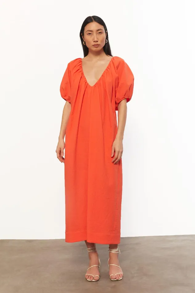 Women Mara Hoffman Dresses Alora Dress Poppy