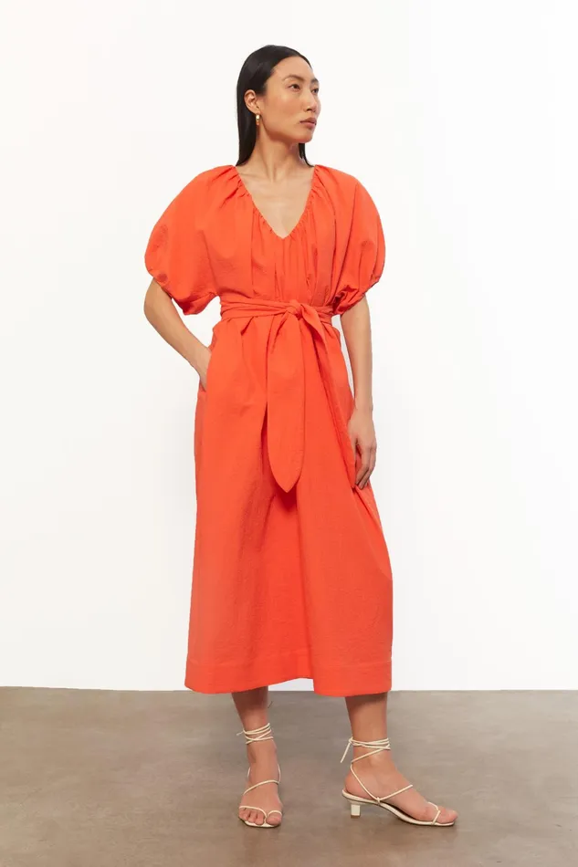 Women Mara Hoffman Dresses Alora Dress Poppy