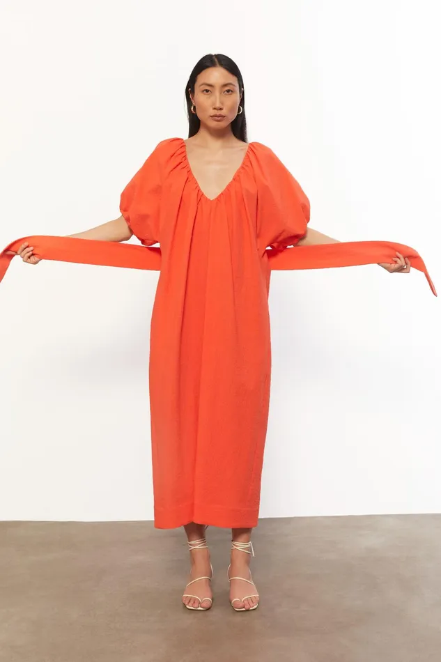 Women Mara Hoffman Dresses Alora Dress Poppy