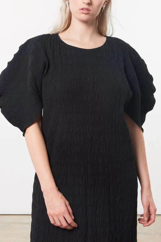 Women Mara Hoffman Dresses Extended Aranza Dress Black Women Mara Hoffman Dresses Extended Aranza Dress Black