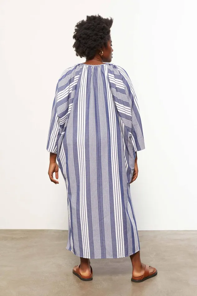 Women Mara Hoffman Extended Sizes Extended Luz Coverup Navy Multi