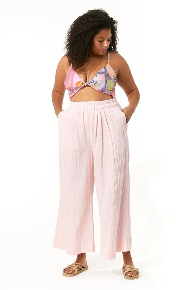 Women Mara Hoffman Extended Sizes Extended Paloma Pant Pastel Pink
