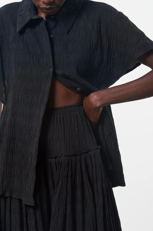 Women Mara Hoffman Skirts Alejandra Skirt Black Women Mara Hoffman Skirts Alejandra Skirt Black