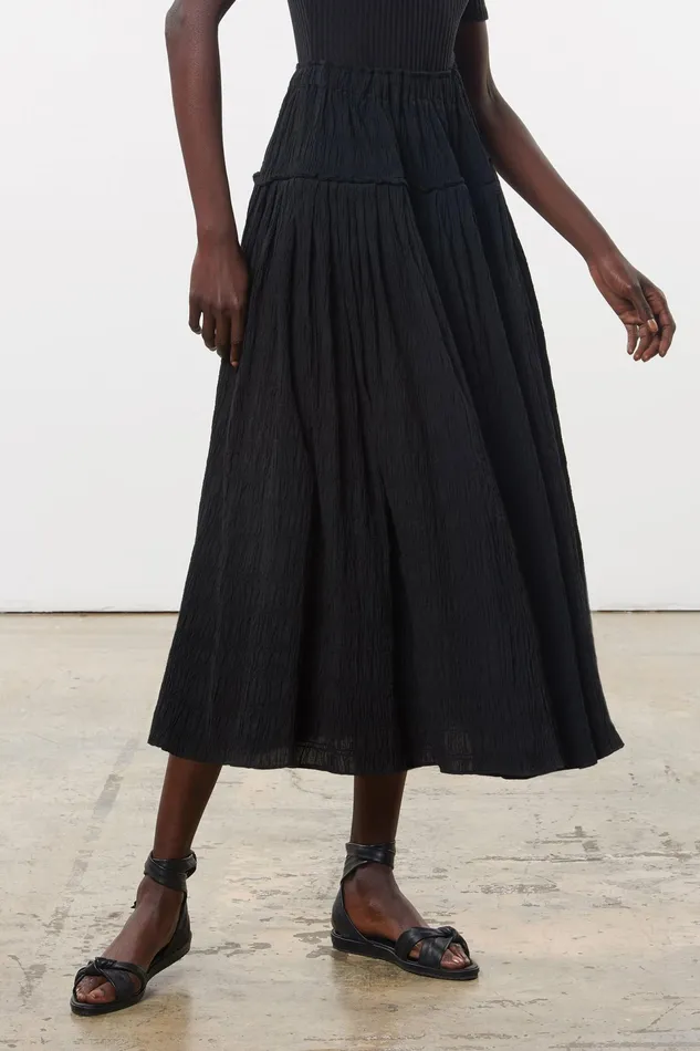 Women Mara Hoffman Skirts Alejandra Skirt Black Women Mara Hoffman Skirts Alejandra Skirt Black