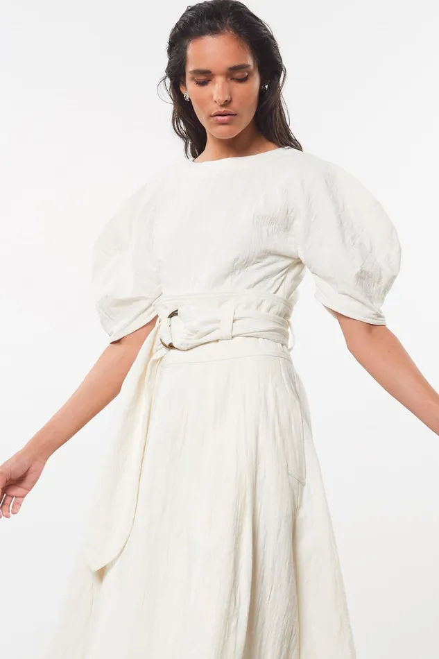 Women Mara Hoffman Skirts Esperanza Skirt Ivory
