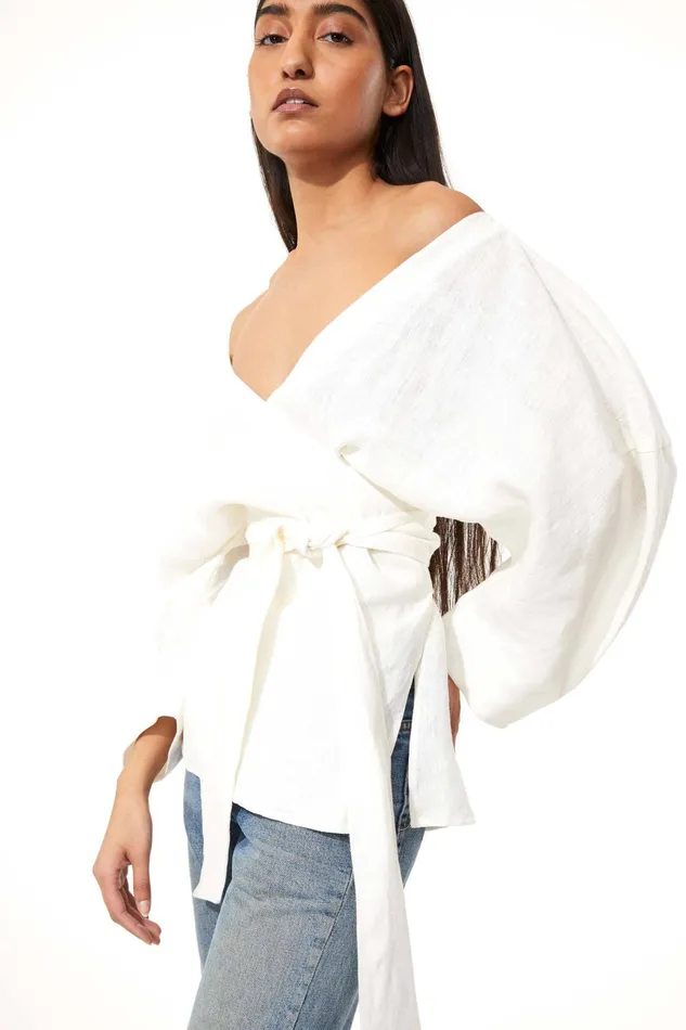 Women Mara Hoffman Tops Emiliana Top White Women Mara Hoffman Tops Emiliana Top White