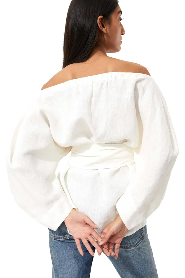 Women Mara Hoffman Tops Emiliana Top White Women Mara Hoffman Tops Emiliana Top White