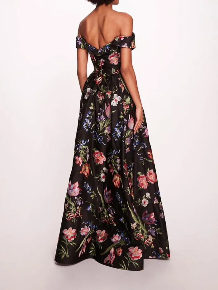 Women Marchesa Marchesa Notte Alex Gown Black Multi