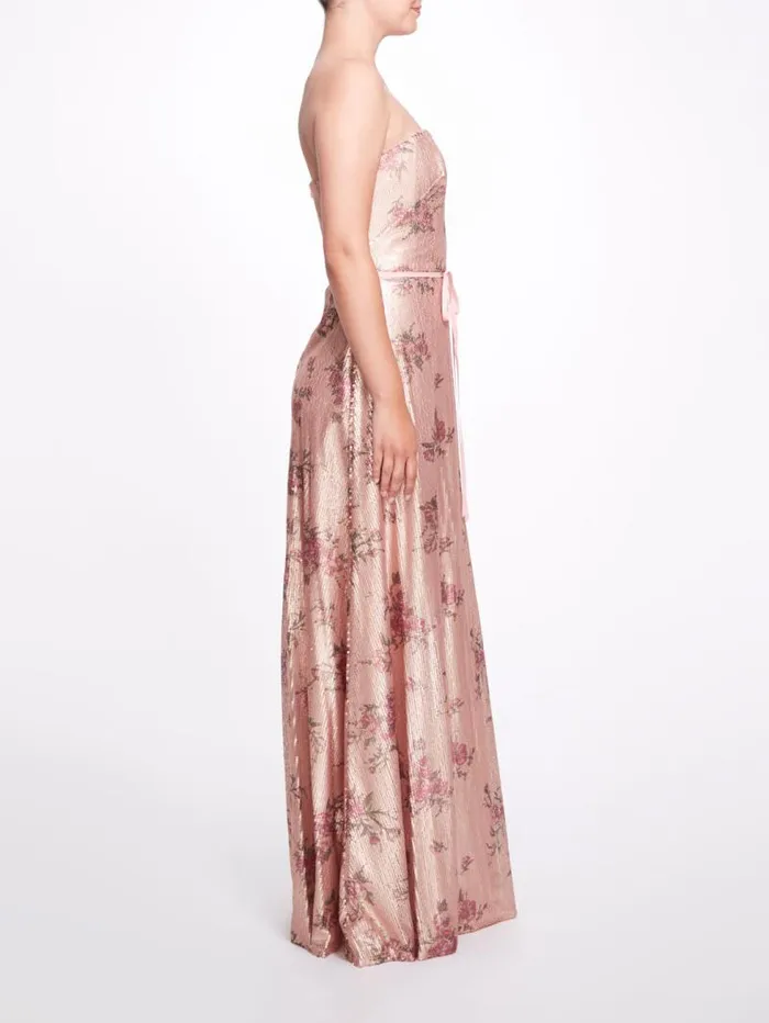 Women Marchesa Marchesa Notte Avola Blush