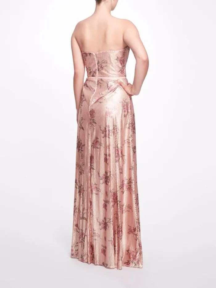 Women Marchesa Marchesa Notte Avola Blush