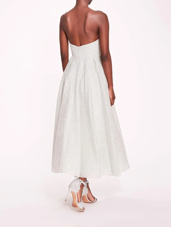 Women Marchesa Marchesa Notte Cloque Sweetheart Dress Mint