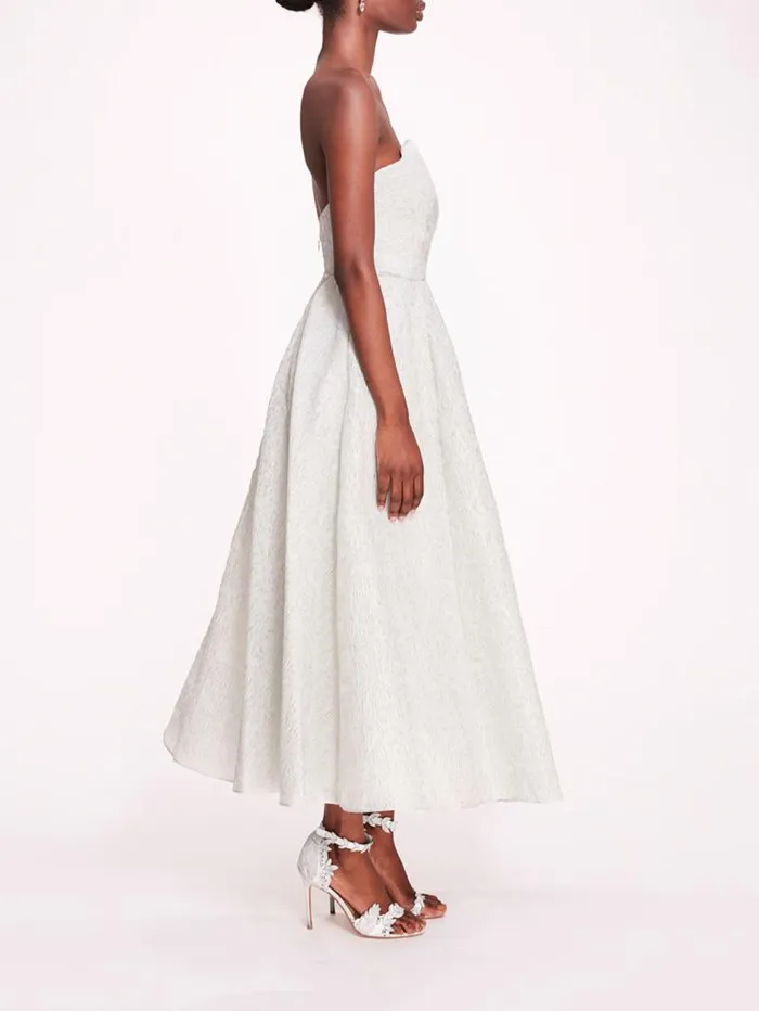 Women Marchesa Marchesa Notte Cloque Sweetheart Dress Mint