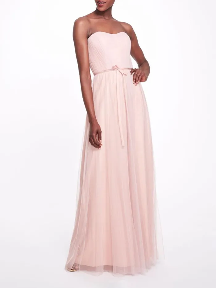 Women Marchesa Marchesa Notte Imola Blush