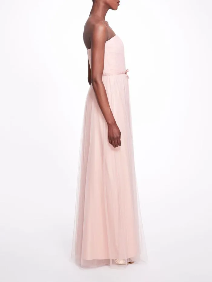 Women Marchesa Marchesa Notte Imola Blush