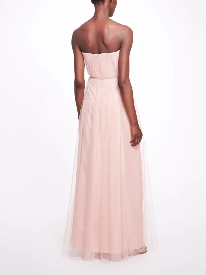 Women Marchesa Marchesa Notte Imola Blush