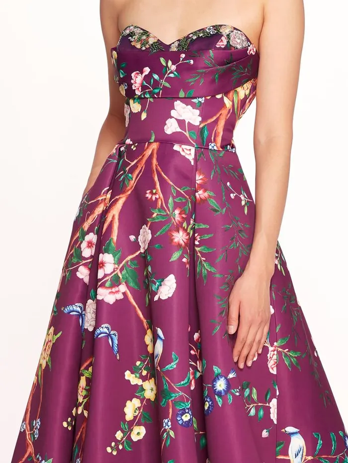 Women Marchesa Marchesa Notte Paradise Ball Gown Amethyst Multi
