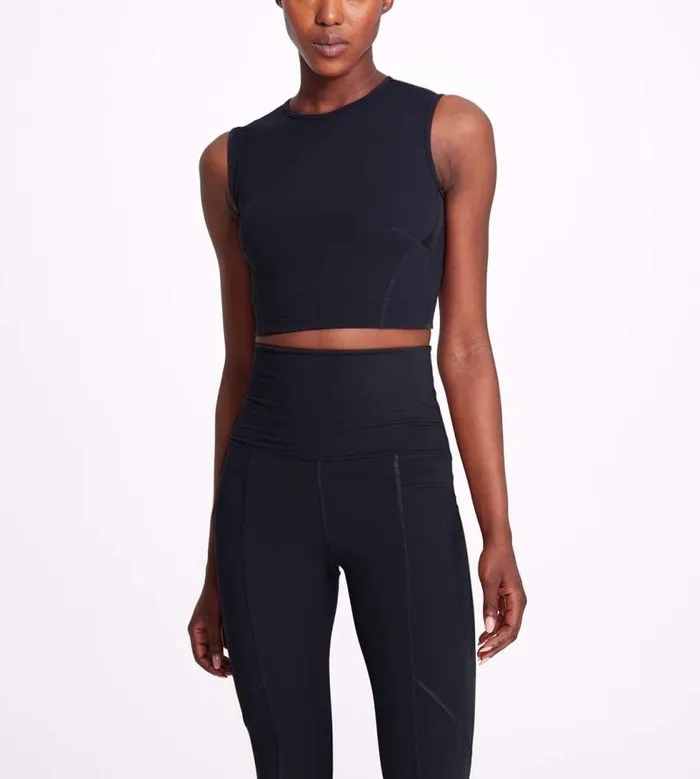 Women Marchesa Tops Diane Performance Top Black