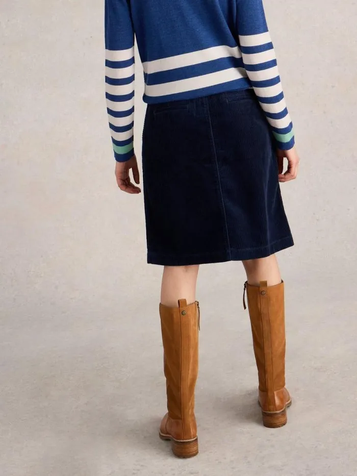 Women Marie Cord Skirt Dark Navy White Stuff Skirts Women Marie Cord Skirt Dark Navy White Stuff Skirts