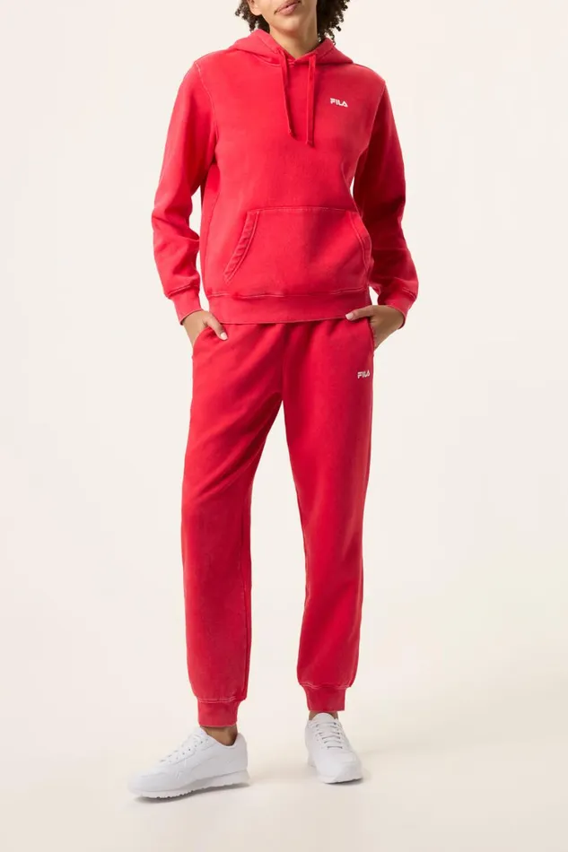 Women Matching Sets Fila Sportstyle Linear Logo Hoodie 611 Fila Redwhite Women Matching Sets Fila Sportstyle Linear Logo Hoodie 611 Fila Redwhite