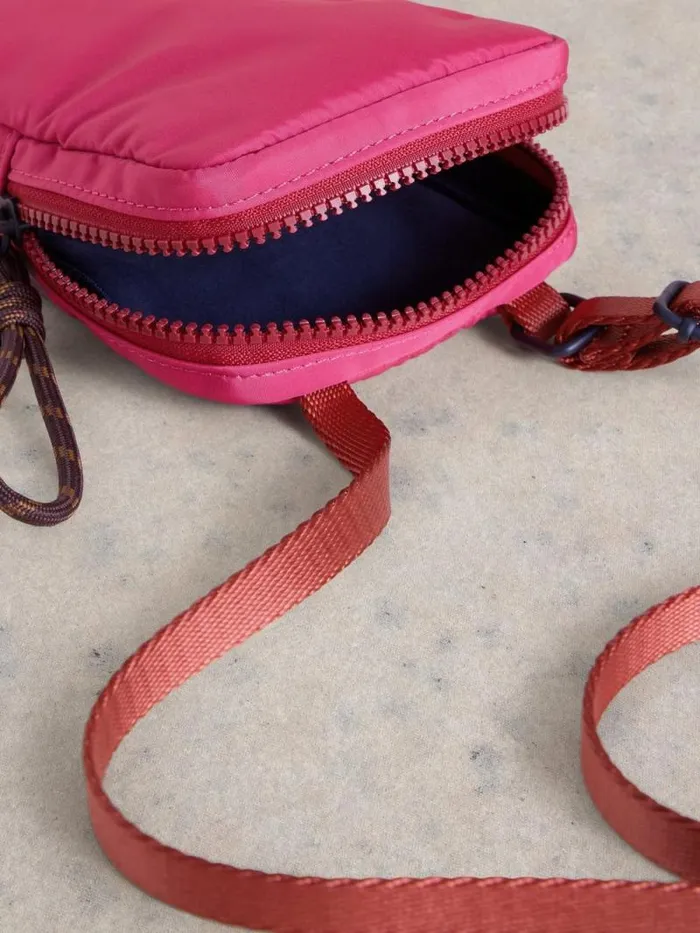 Women Meadow Phone Bag Bright Pink White Stuff Bags and Purses Women Meadow Phone Bag Bright Pink White Stuff Bags and Purses