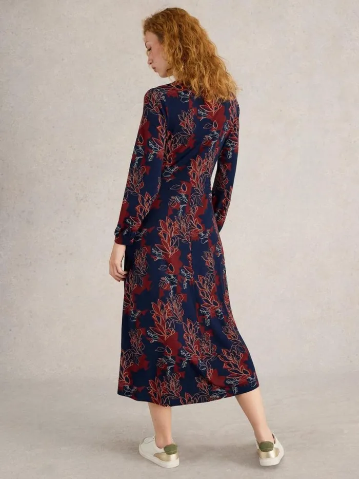 Women Megan Jersey Dress Plum Purple Print White Stuff Dresses Women Megan Jersey Dress Plum Purple Print White Stuff Dresses