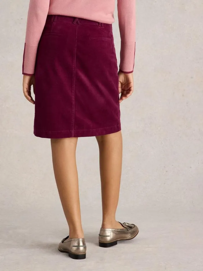 Women Melody Organic Cord Skirt Deep Red White Stuff Skirts Women Melody Organic Cord Skirt Deep Red White Stuff Skirts