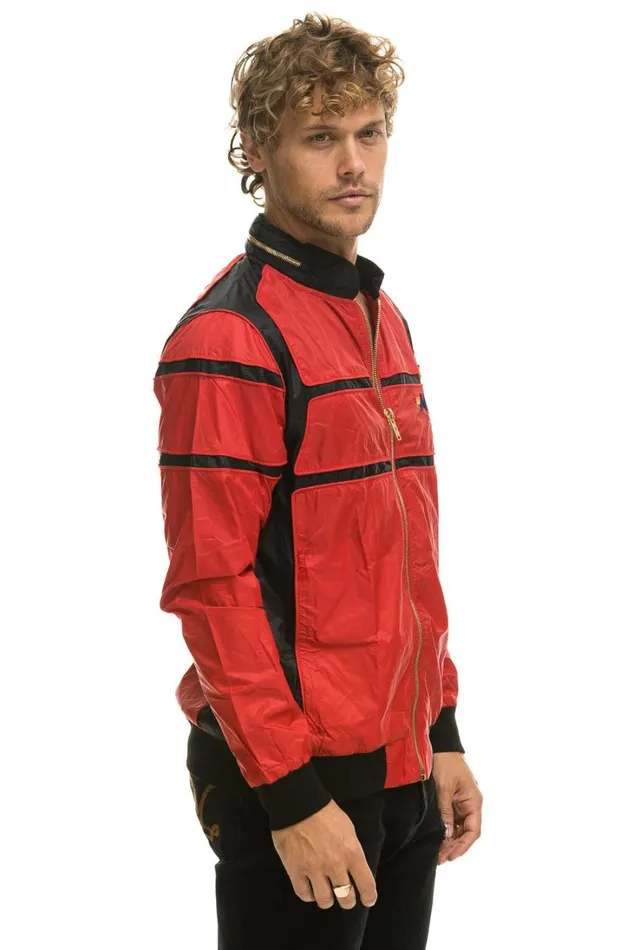 WomenMen Outerwear Aviator Nation RACER JACKET 8211 CHERRY WomenMen Outerwear Aviator Nation RACER JACKET 8211 CHERRY