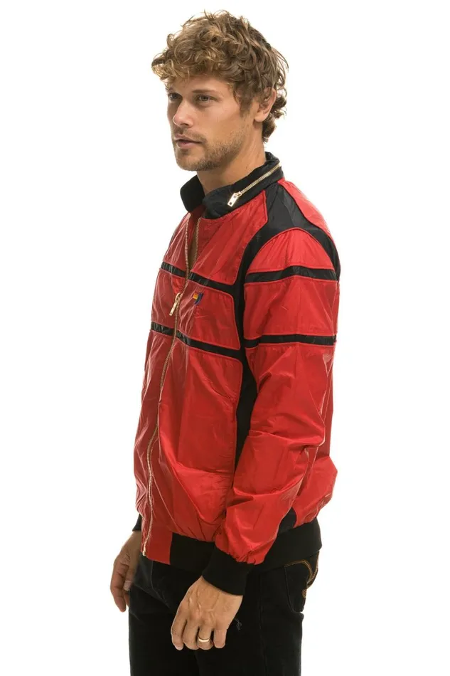 WomenMen Outerwear Aviator Nation RACER JACKET 8211 CHERRY WomenMen Outerwear Aviator Nation RACER JACKET 8211 CHERRY