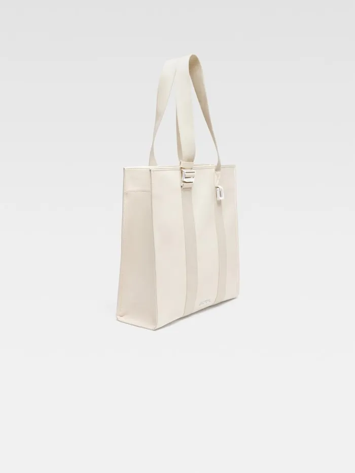 WomenMen Shoulder Bags JACQUEMUS The Cuerda Shopper Bag Offwhite