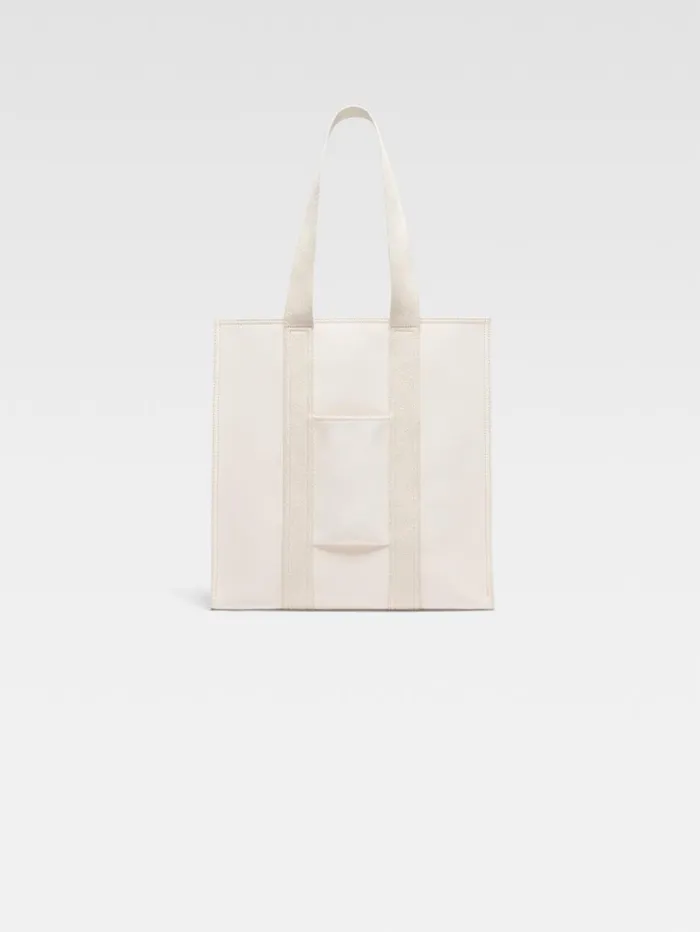 WomenMen Shoulder Bags JACQUEMUS The Cuerda Shopper Bag Offwhite