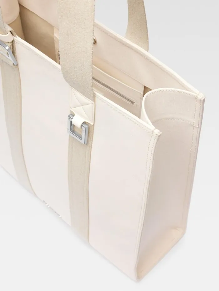 WomenMen Shoulder Bags JACQUEMUS The Cuerda Shopper Bag Offwhite