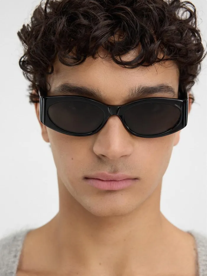 WomenMen Sunglasses JACQUEMUS The Ovalo Sunglasses Black