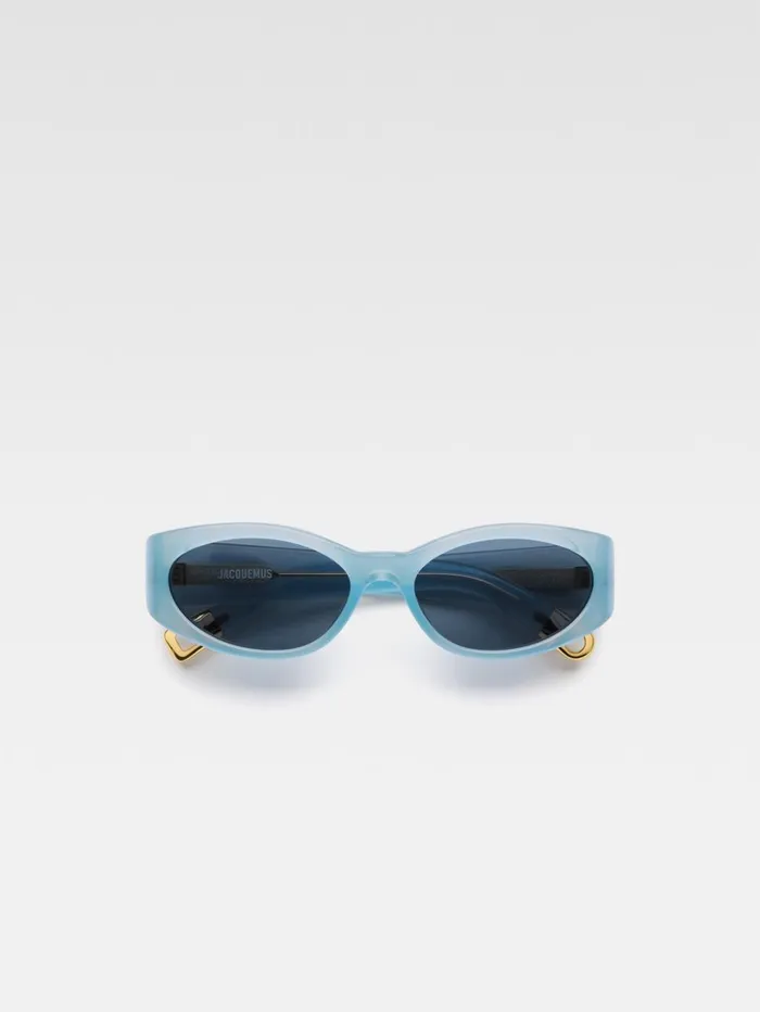 WomenMen Sunglasses JACQUEMUS The Ovalo Sunglasses Light Blue