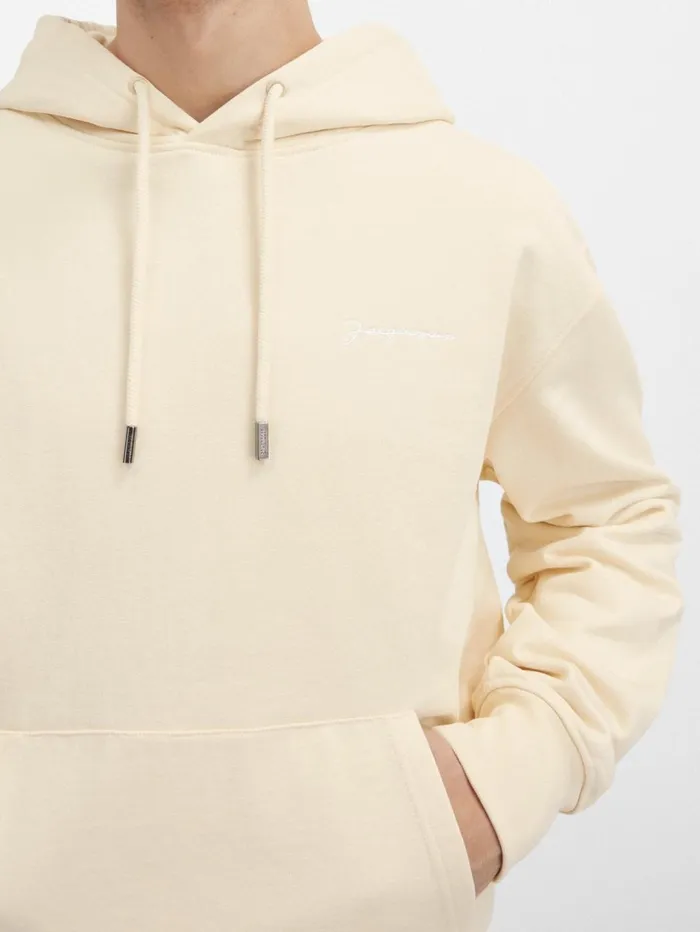 WomenMen Sweatshirts and Joggings JACQUEMUS The Embroidered Sweatshirt Beige